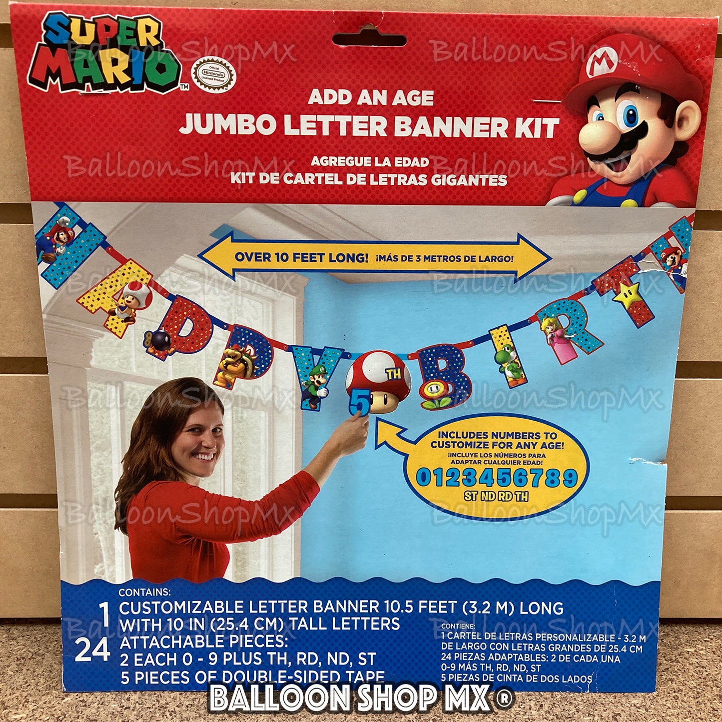 Banner Super Mario