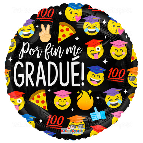 Graduación con emojis